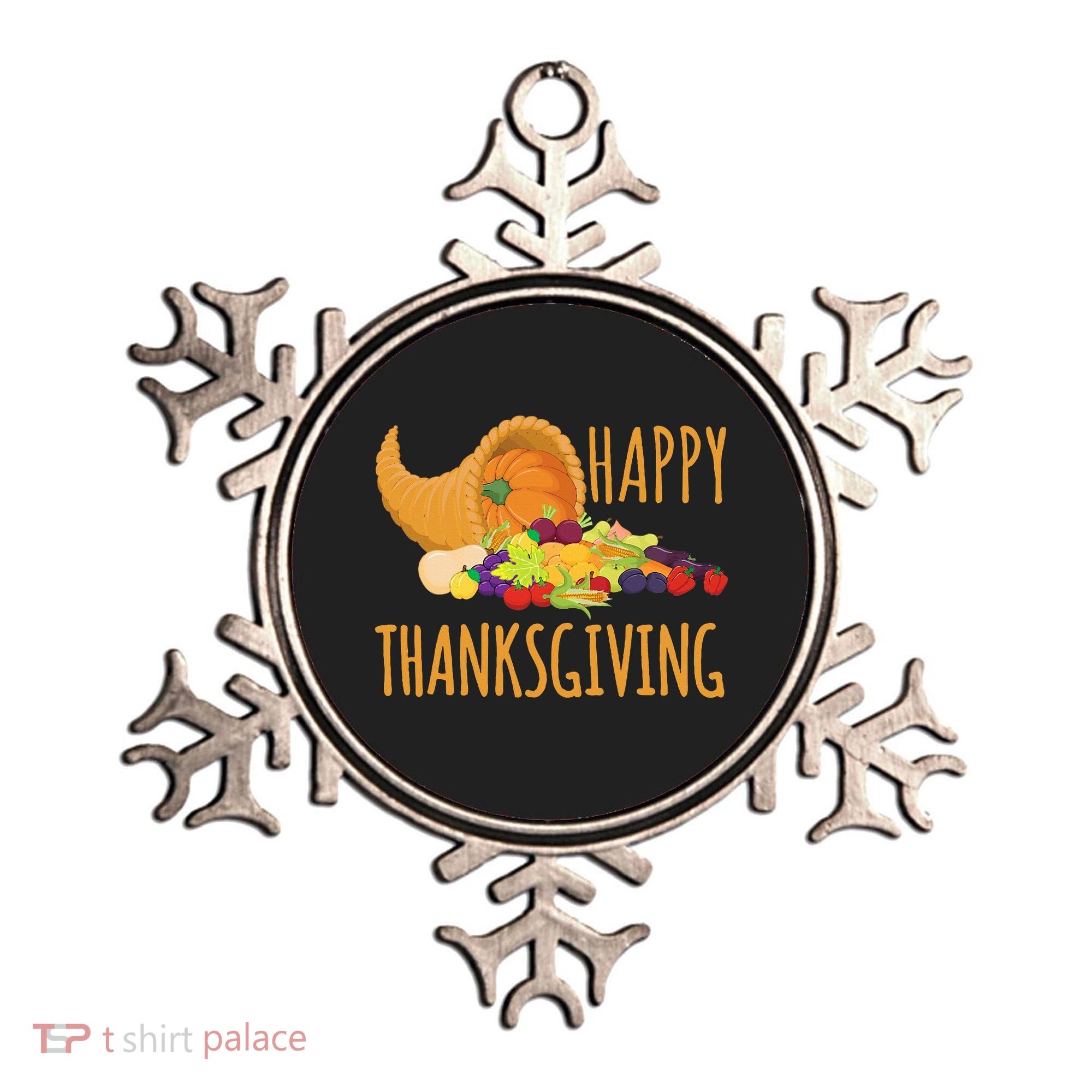 Thanksgiving Cornucopia Horn Of Plenty Food Harvest Fun Gift Ornament