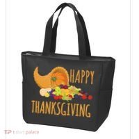 Thanksgiving Cornucopia Horn Of Plenty Food Harvest Fun Gift Tote Bag thumb 3
