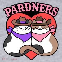 The Cat Hive Pardners Enamel Pin Women's Sweatshirt thumb 2