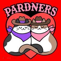The Cat Hive Pardners Enamel Pin Santa Hat thumb 1