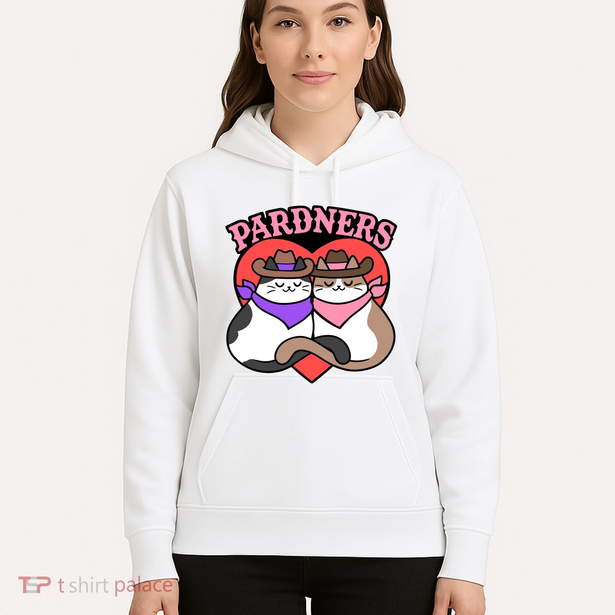 The Cat Hive Pardners Enamel Pin Hoodie