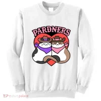 The Cat Hive Pardners Enamel Pin Sweatshirt thumb 0