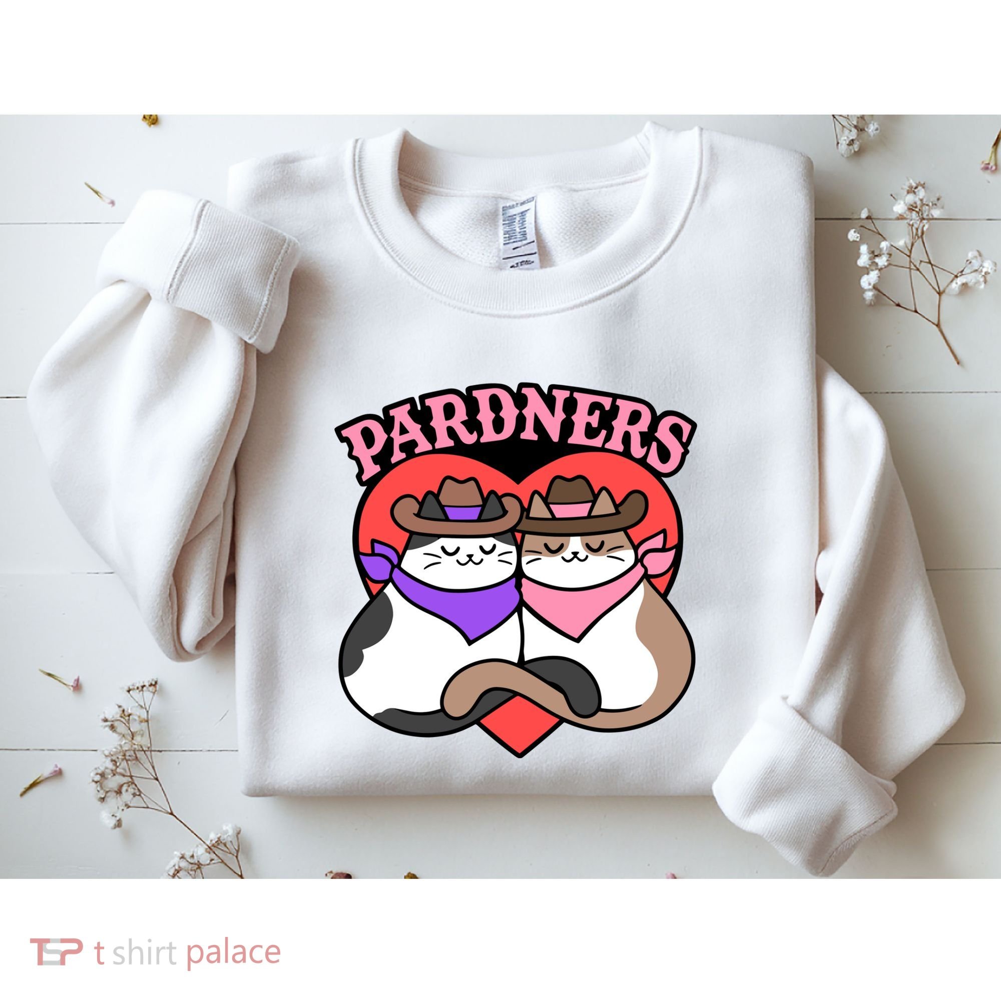 The Cat Hive Pardners Enamel Pin Sweatshirt