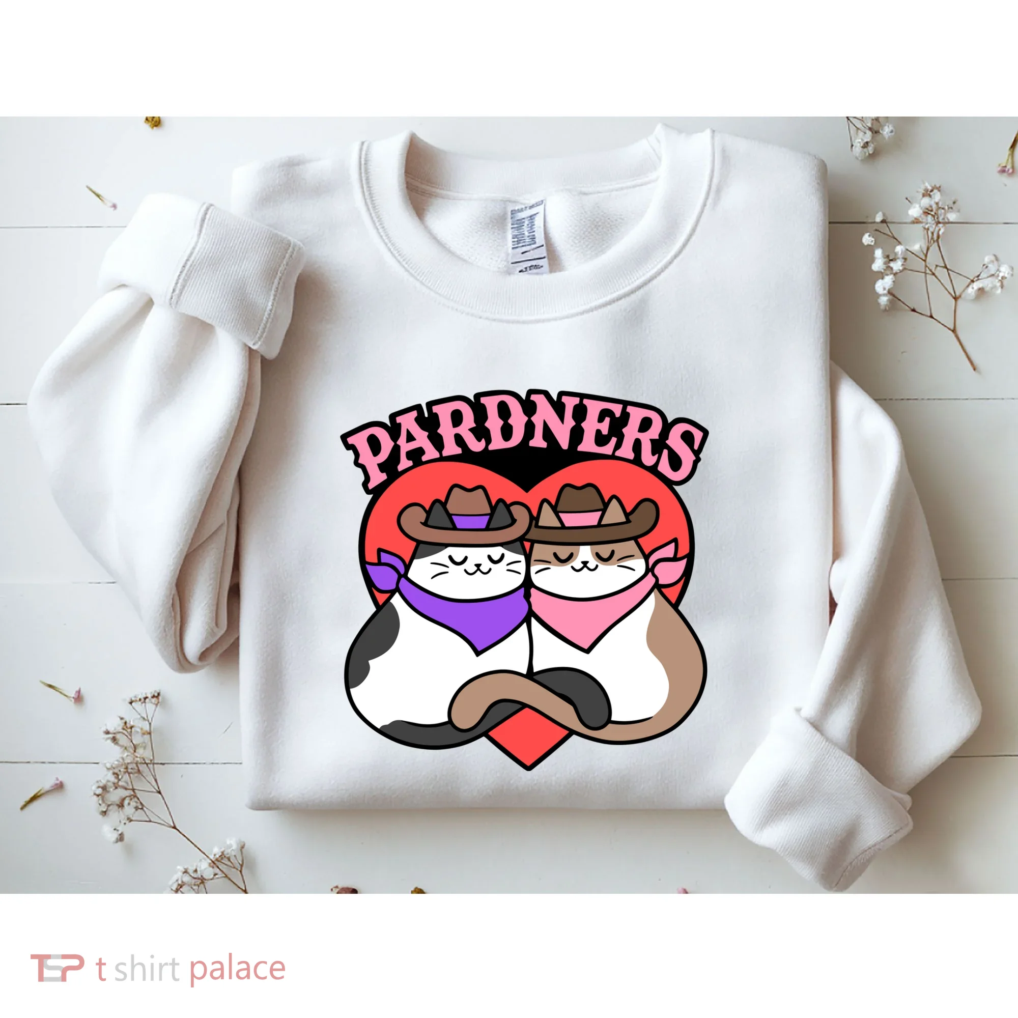The Cat Hive Pardners Enamel Pin Sweatshirt