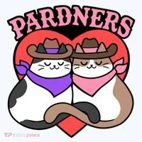 The Cat Hive Pardners Enamel Pin Sweatshirt thumb 3
