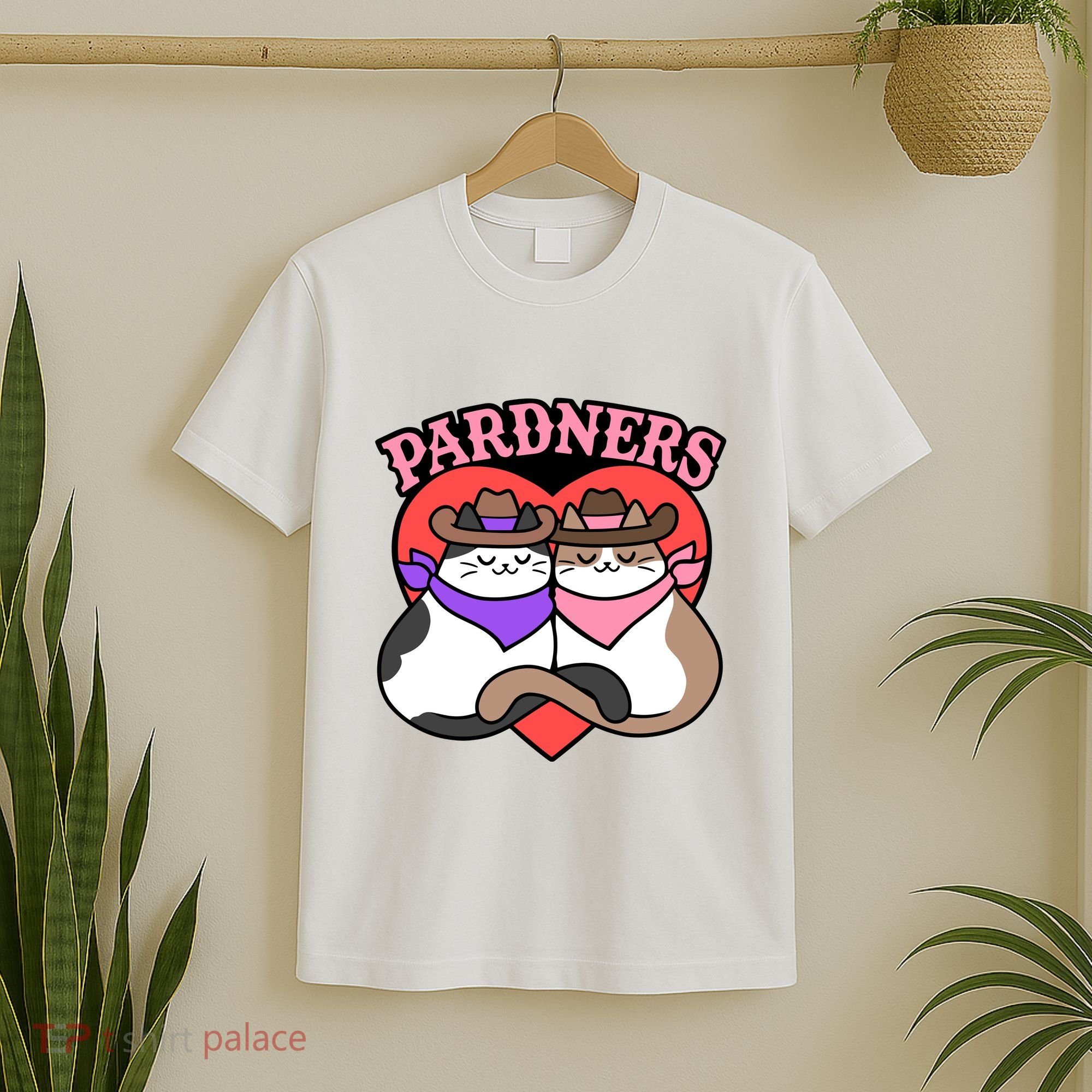 The Cat Hive Pardners Enamel Pin T-Shirt