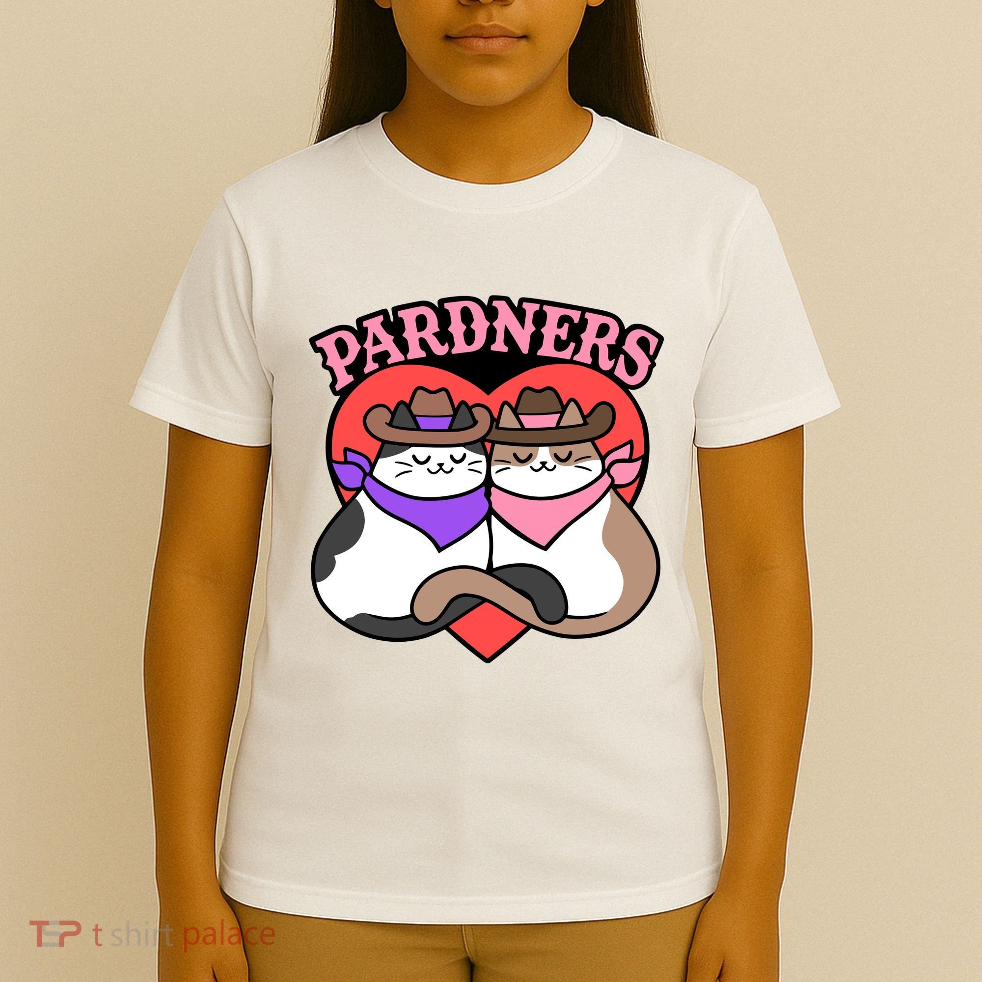 The Cat Hive Pardners Enamel Pin T-Shirt