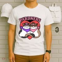 The Cat Hive Pardners Enamel Pin T-Shirt thumb 6
