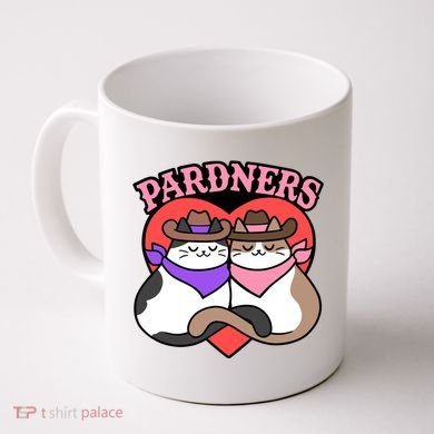 The Cat Hive Pardners Enamel Pin Coffee Mug