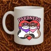 The Cat Hive Pardners Enamel Pin Coffee Mug thumb 2