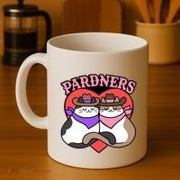 The Cat Hive Pardners Enamel Pin Coffee Mug thumb 4