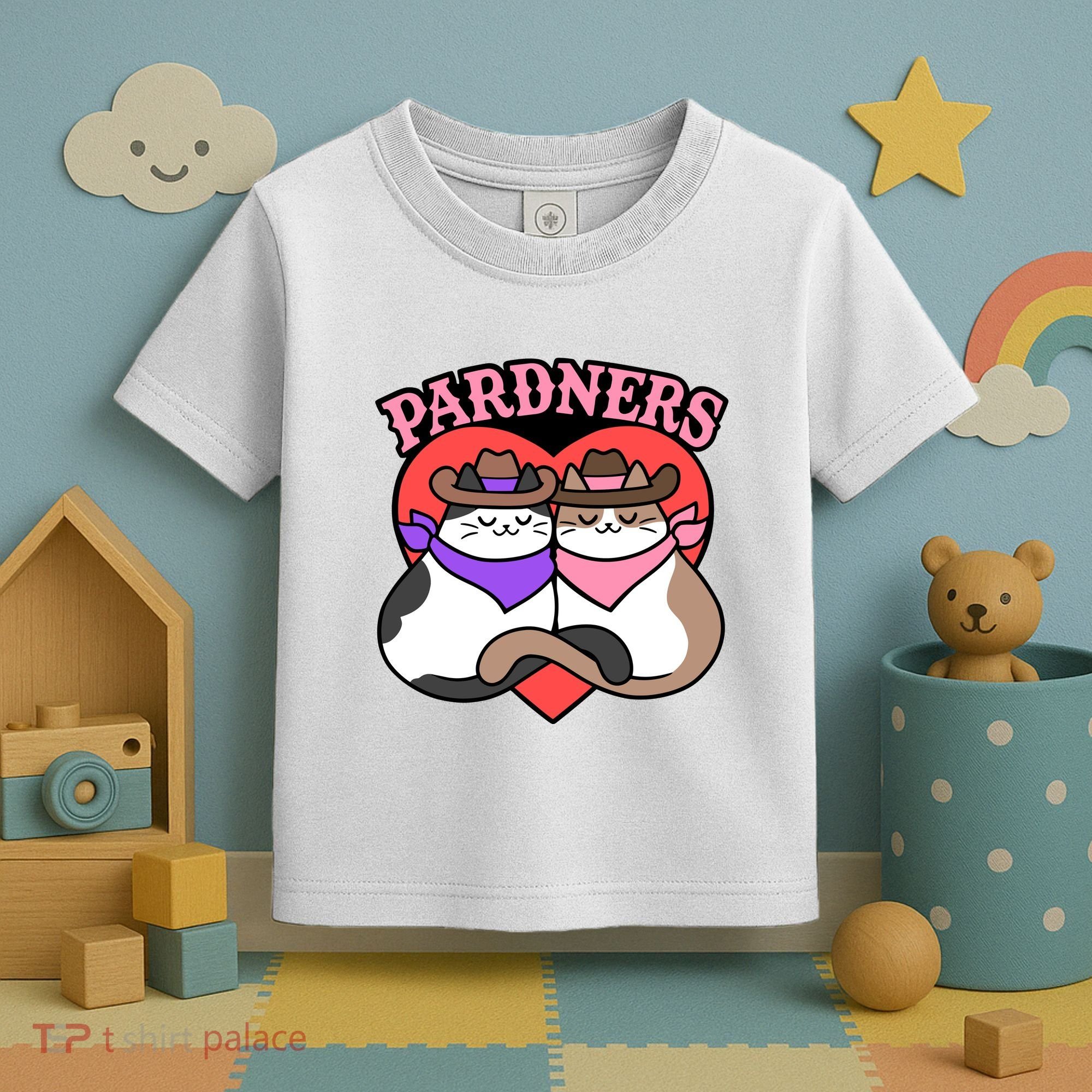 The Cat Hive Pardners Enamel Pin Toddler T-Shirt