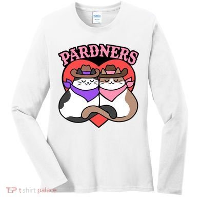 The Cat Hive Pardners Enamel Pin Women's Long Sleeve Shirt