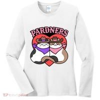 The Cat Hive Pardners Enamel Pin Women's Long Sleeve Shirt thumb 0