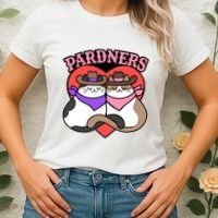 The Cat Hive Pardners Enamel Pin Women's T-Shirt thumb 2
