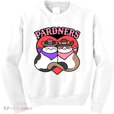 The Cat Hive Pardners Enamel Pin Kids Sweatshirt