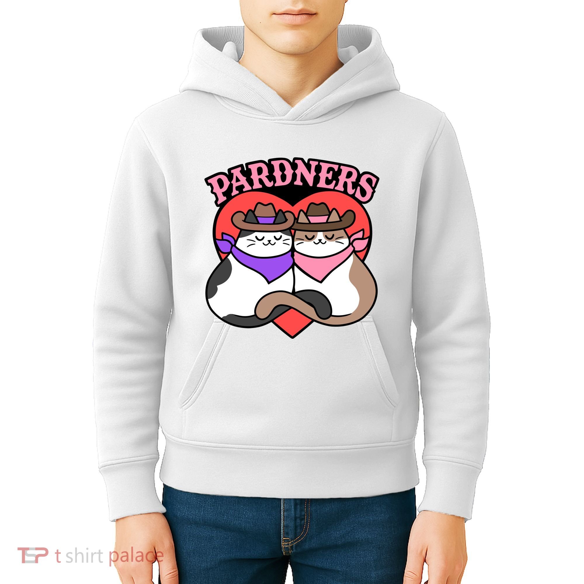 The Cat Hive Pardners Enamel Pin Kids Hoodie