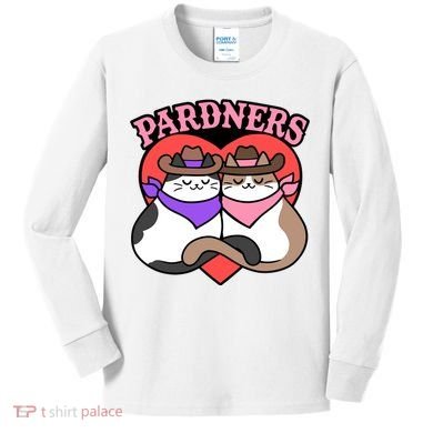 The Cat Hive Pardners Enamel Pin Kids Long Sleeve Shirt