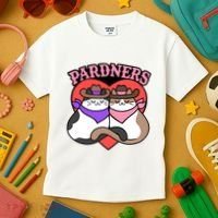 The Cat Hive Pardners Enamel Pin Kids T-Shirt thumb 3