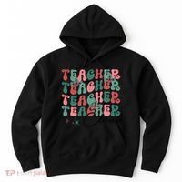 Teacher Claus Holiday Graphic Hoodie thumb 0