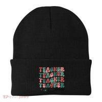 Teacher Claus Holiday Graphic Beanie thumb 0