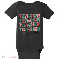 Teacher Claus Holiday Graphic Baby Bodysuit thumb 0