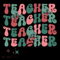 Teacher Claus Holiday Graphic Toddler Hoodie thumb 2