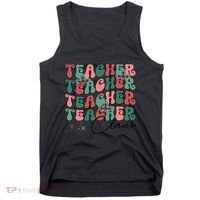 Teacher Claus Holiday Graphic Tank Top thumb 0