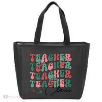 Teacher Claus Holiday Graphic Tote Bag thumb 0