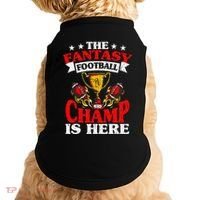 The Champ Is Here Fantasy Football Doggie Tank thumb 0