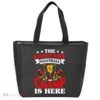 The Champ Is Here Fantasy Football Tote Bag thumb 0
