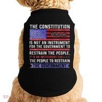The Constitution Is An Instrument Us Patriotic Doggie Tank thumb 0