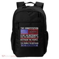 The Constitution Is An Instrument Us Patriotic Backpack thumb 0