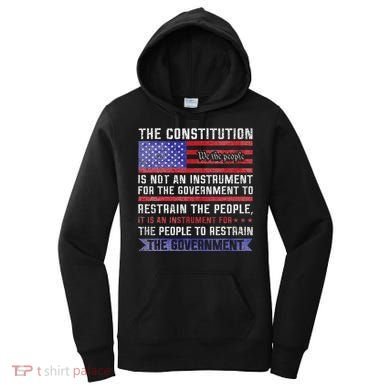 The Constitution Is An Instrument Us Patriotic Women's Hoodie