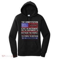 The Constitution Is An Instrument Us Patriotic Women's Hoodie thumb 0