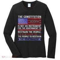 The Constitution Is An Instrument Us Patriotic Women's Long Sleeve Shirt thumb 0