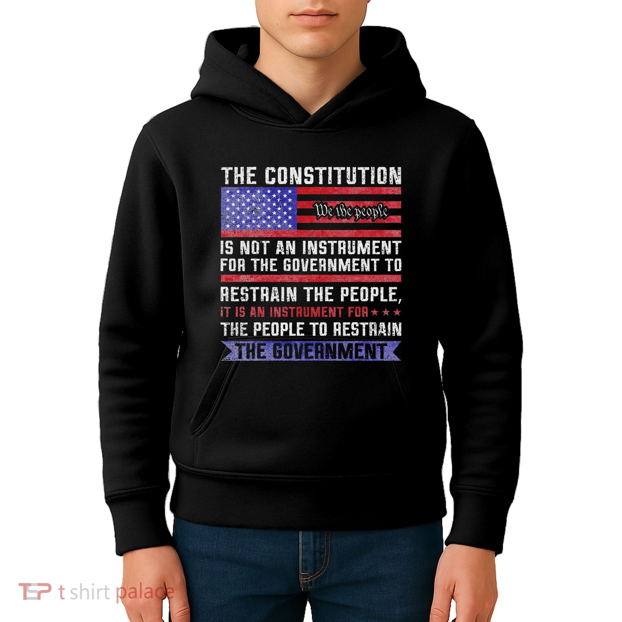 The Constitution Is An Instrument Us Patriotic Kids Hoodie