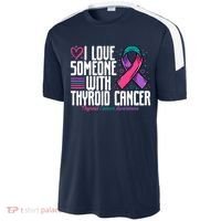 Thyroid Cancer I Love Someone With Thyroid Cancer Awareness Sport-Tek Competitor United Soccer Jersey thumb 2