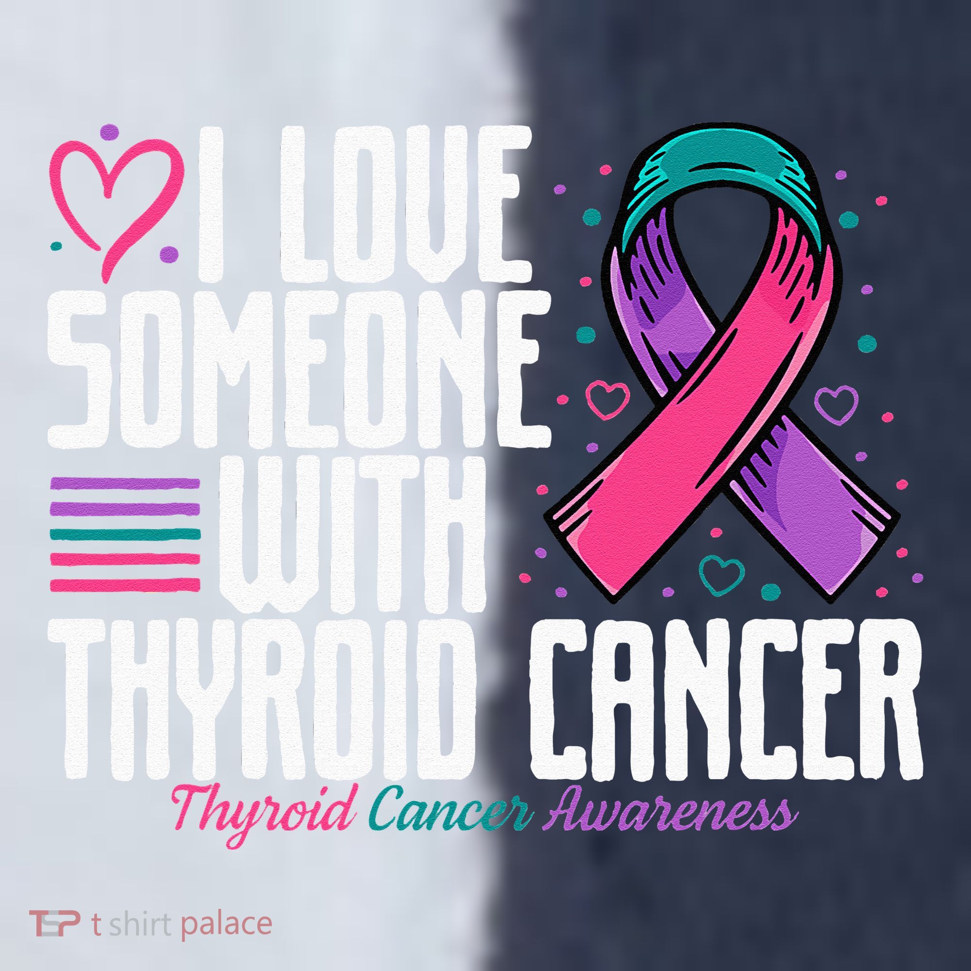 Thyroid Cancer I Love Someone With Thyroid Cancer Awareness Sport-Tek Competitor United Soccer Jersey