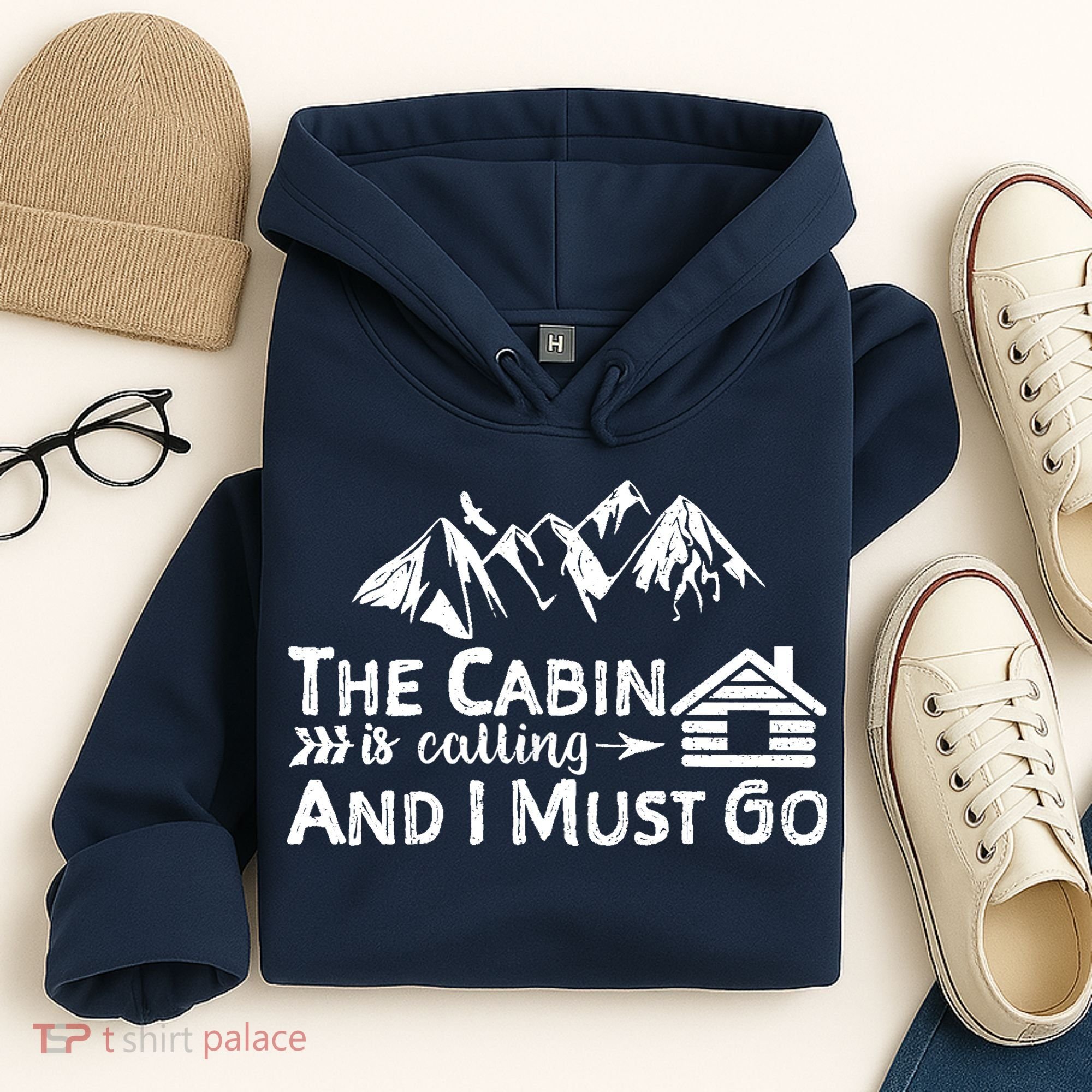The Cabin Is Calling And I Must Go Cabin Life Gift Hoodie