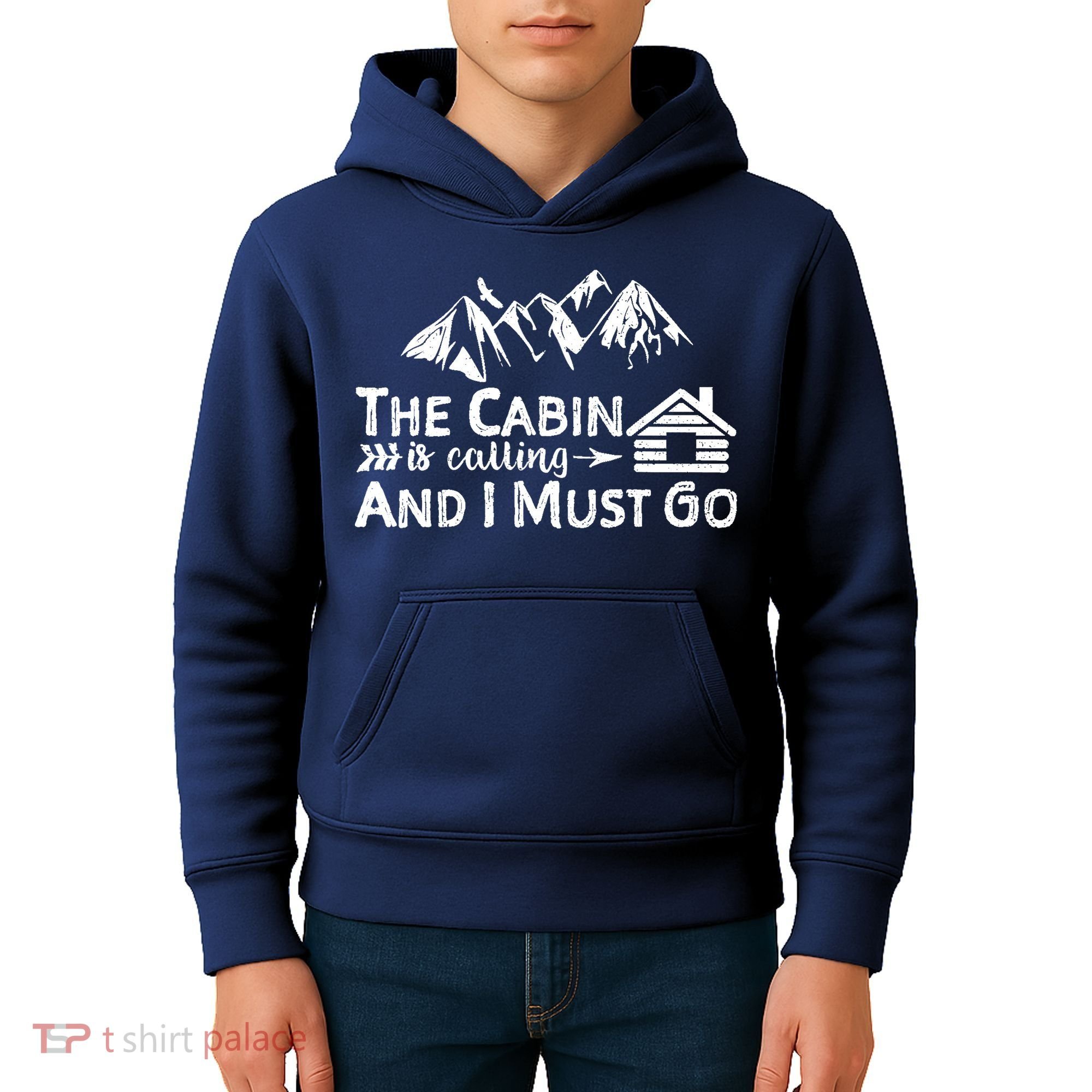The Cabin Is Calling And I Must Go Cabin Life Gift Kids Hoodie