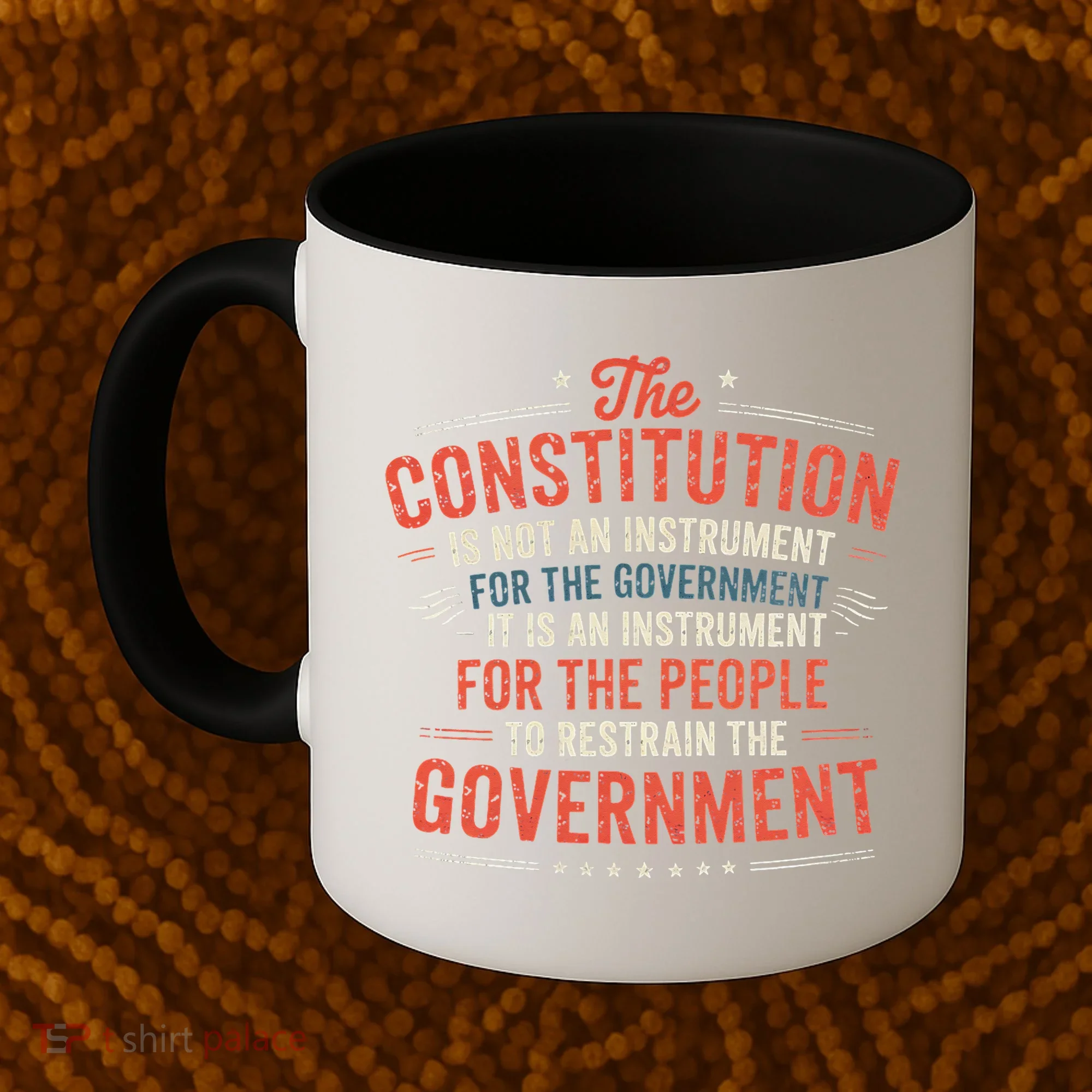 The Constitution Is An Instrument Hands Off Coffee Mug