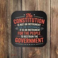 The Constitution Is An Instrument Hands Off Coaster thumb 0