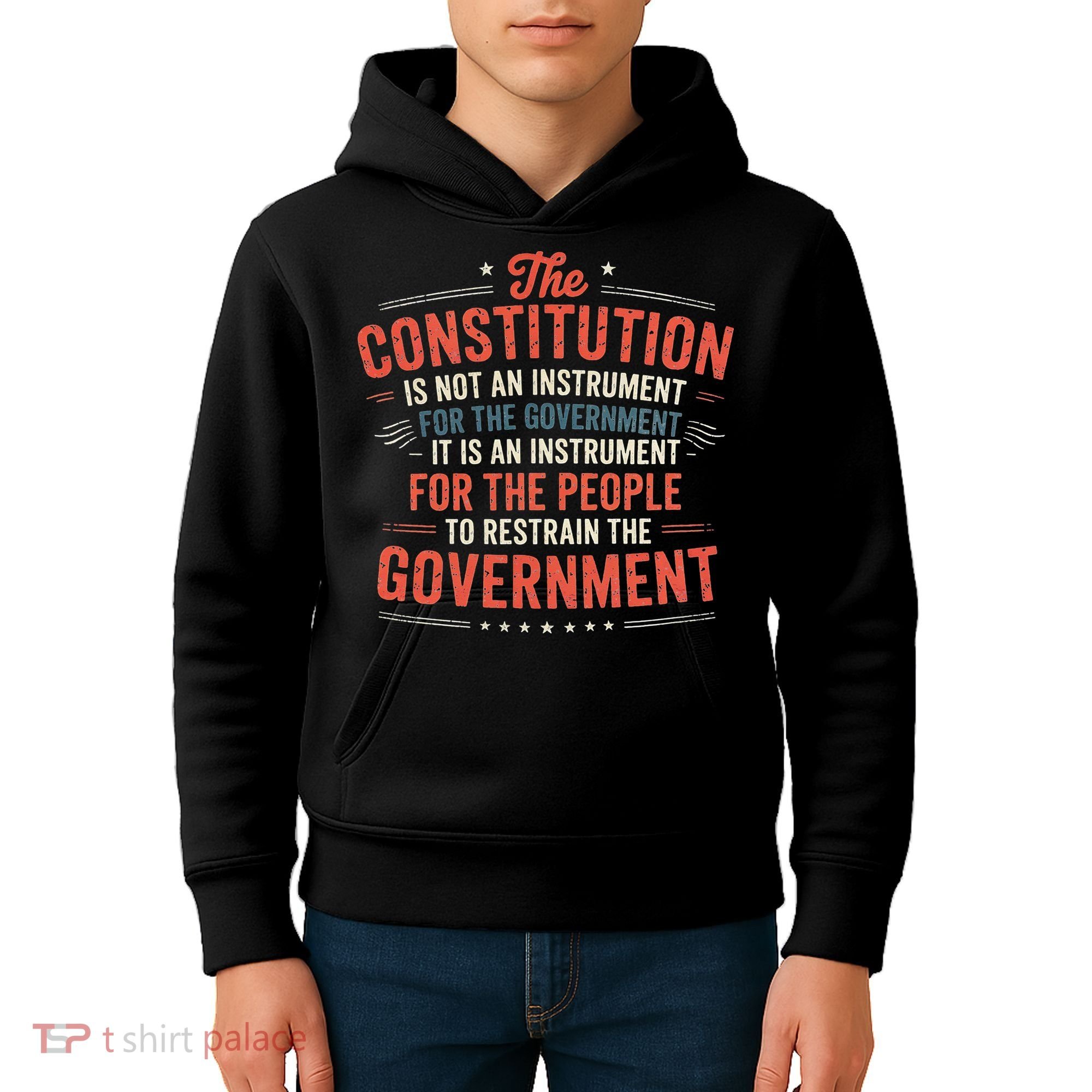 The Constitution Is An Instrument Hands Off Kids Hoodie