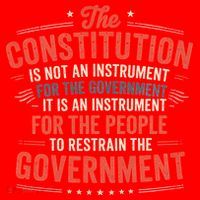 The Constitution Is An Instrument Hands Off Santa Hat thumb 1