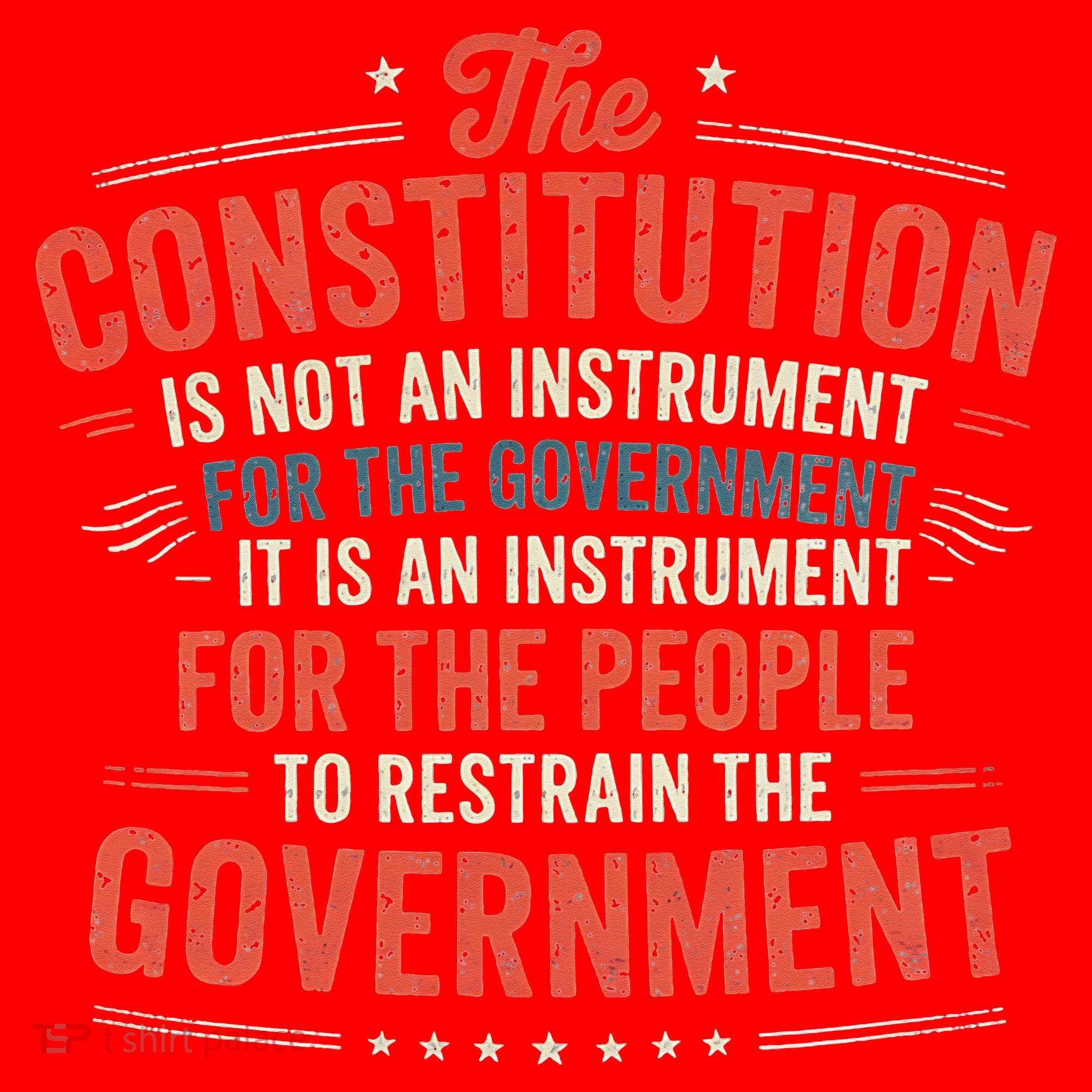 The Constitution Is An Instrument Hands Off Santa Hat