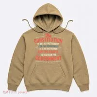 The Constitution Is An Instrument Hands Off Hoodie thumb 0