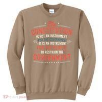 The Constitution Is An Instrument Hands Off Sweatshirt thumb 0