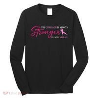 The Comeback Is Always Stronger Than Setback Breast Cancer Long Sleeve Shirt thumb 0