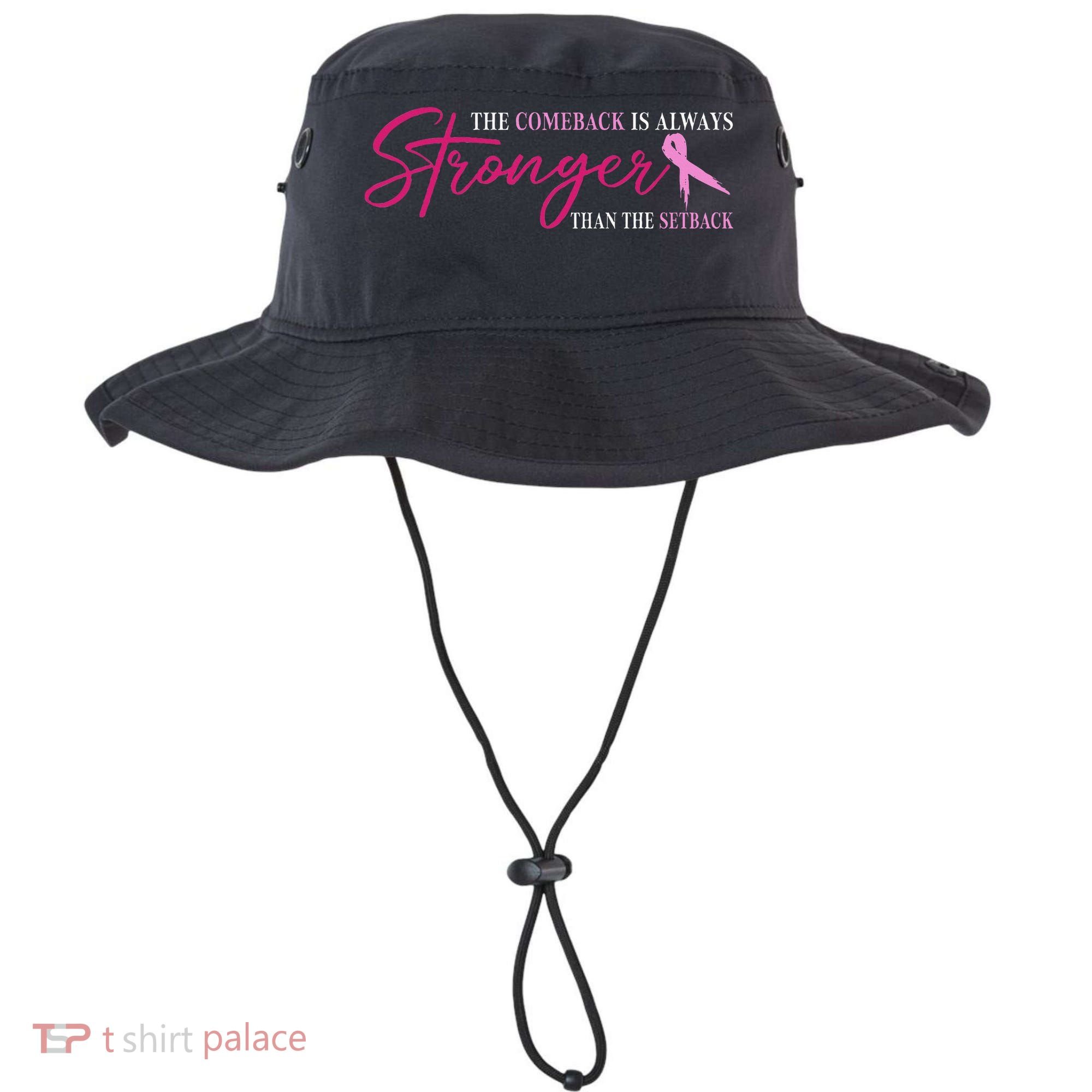 The Comeback Is Always Stronger Than Setback Breast Cancer Bucket Hat